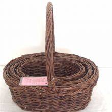 A Woven Basket For Decoration Wicker Basket Fast Delivery thumbnail-1