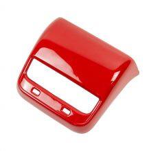 Rear Air Vent Outlet Cover Trim Anti-Scratch for Tesla Model 3 Y Car Accessories Carbon Fiber ABS USB Hole Cover thumbnail-4