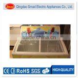 R134a 220V Glass Door Display Manual Defrost Freezer for Ice Cream thumbnail-3