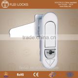 ROHS Chrome Plated Metal box lock for industry electri