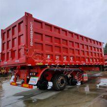Heavy Duty Dump Semi-trailer Export Semi-trailer Iron Ore Powder Transport Vehicle thumbnail-3