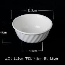 Chinese Round Bowl, Square Plate, Spoon Cutlery Set, PLA Biodegradable Durable Glossy Tableware