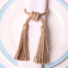 Tassel Pendant Napkin Ring Wedding Party Napkin Holders Dining Table Accessories thumbnail-4