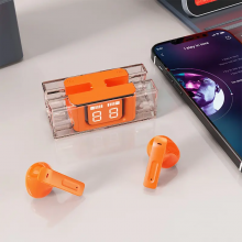 LED Display Bluetooth Earbuds Wholesale Wireless Headphone Handfree Transparent Earphone thumbnail-6