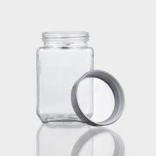 Glass Storage Jar With Lid, Universal for Kitchen/Home Use, Transparent & Practical, Super Hassle - Free for Fresh - Keeping and Storage thumbnail-2
