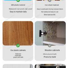 Waterproof & Anti-Corrosion Heavy-Duty ABS Employee Locker -Perfect for Factories | Easy Cleaning & Life Long Using thumbnail-5