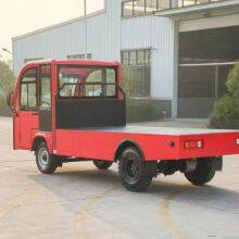 Electric Flatbed Small Truck With a Load Capacity of 2 Tons. Electric Truck for Workshops, Docks, and Airports. thumbnail-2