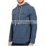 Fashion China Manufacturer Mens Check Henley Hoodies Quality Choice thumbnail-3