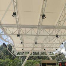 Highway Toll Station Canopies, Gas Station Canopies, Charging Station Rain Shelters, Large - Span Grid Roof Wind and Rain Shelters, Using Bolt - Ball Grid Structure With Low Prices thumbnail-3