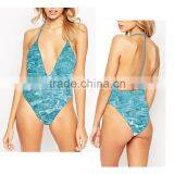 Best Seller Sexy Hot Cross Straps Halter Bikini Set Sexi Biniki Beachwear Wholesale thumbnail-1