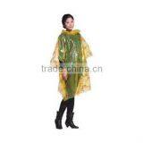 Emergency Lightweight With Hood Plastic Outdoor Rain Poncho thumbnail-4