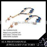 2015 Fashion Nigerian Party Jewelry Wholesale Women Wedding Jewelry Set thumbnail-2