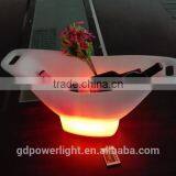 PE plastic led lamp Fruit tray with remote control