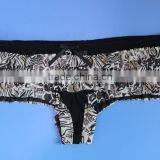 Leopard Printed Mesh Women Panty,sexy Mesh Lady Thong thumbnail-6