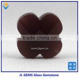 Four Clovers Beads Glass Gemstone/stone Brown Glass Jewelry thumbnail-1