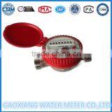 Hot Dry Dial Brass Body for Single Jet Water Meter