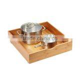 ECO friendly bamboo tea tray for home use