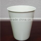 High grade plain white ceramic coffee mug no handle