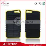 Carabiner Hanging Design Outdoor Flashlight Dual USB 4000mAh RV Sun Powered Outdoor Solar Battery Charger thumbnail-4