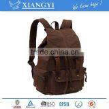 Unisex Simplicity Canvas Shoulder Bags Drawstring Backpack new design in 2016