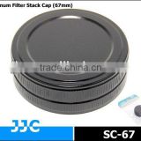 JJC SC-67 67mm Screw-in Metal Filter Stack Cap/Camera Filter case,protecting filters from dust and scratches