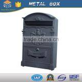 2015 Hot Sale Aluminum Marble Mailbox Post Box for Letters European Style thumbnail-4