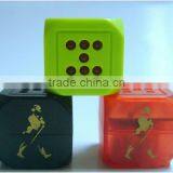 Hot Sale Custom Colorful PVC LED Flashing Dice thumbnail-4