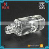 Wholesale Empty Custml Clear 10ml Unique Shape Glass Nail Polish Bottle With Screw Cap thumbnail-4