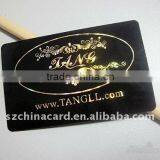 PVC Gold Foil Hotstamping Business Card