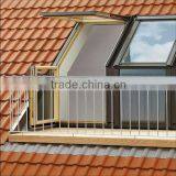 high quality aluminum roof window,top hinged roof window