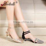 Latest Hidden Heels Design Ladies Fashion High Heel Shoes and Flat Shoes Foldable Heels thumbnail-4