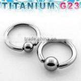 Titanium G23 Ball Closure Ring thumbnail-1