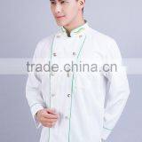 2015 Double -breasted White Chef Cooking Uniform thumbnail-3