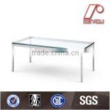 Long and Square Glass Table, Glass Coffee Tables, Glass Tee Table CT-611 thumbnail-2