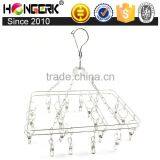 Stainless Steel Hanging Underwear and Sock Hanger With Clips Quality Choice thumbnail-1