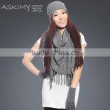China Wholesale Fashion Knitted Wool Scarf & Knitted Hat