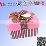 2015 High Quality White Cardboard Custom Paper Gift Box