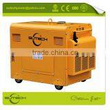 Mobile Generator! Low Noise Single Phase 5kw Portable 220V Generator With Soundproof and 4 Wheels thumbnail-3