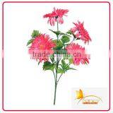 7 Heads Hot Pink Daisy Flower