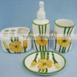 Ceramic Bathroom Set,sopa Dish, Soap Dispenser,tumbler,toothbrush Holder thumbnail-1
