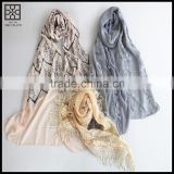 2015 New Design Light Weight Lady Cheap Scarf for Spring and Summer