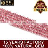 Hot Fashion Gem Crystal Beads Wholesale Natural Strawberry Crystal Semi-finished Beaded Chain DIY Handmade Jewelry thumbnail-1