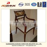 Solid Wood frame hotel Leisure dinning Sofa chair