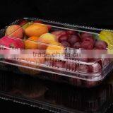 Whole Sale Supermarket Round Plastic Food Compartment Tray Fruit Packaging Box thumbnail-4