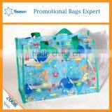 Flower Print Custom Design Makeup Case Clear Travel Cosmetic Pvc Transparent Bag thumbnail-2