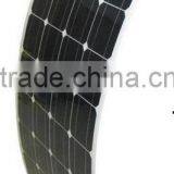 flexible solar panel 150W for greenhouse monocrystalline silicon waterproof silver backsheet