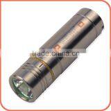 Promotion Item Titanium Alloy Q5 Mini Flashlight 16340 Rechargeable Torchlight