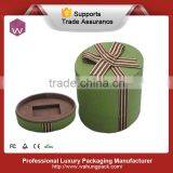 Fashionable Custom Egg-Shaped Fabric Perfume Packaging Box With Silk Ribbon Wholesale