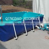 Competitive price tarpaulin and frame rectangle reinforced pvc pool