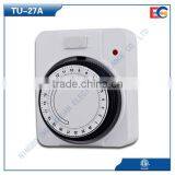 USA mini plug with timer clock switch